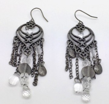 Old silver dangles